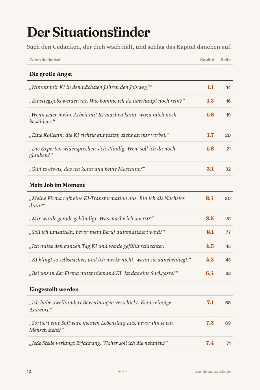 Seite 10: Der Situationsfinder